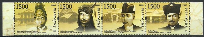 Znaczek Indonezja 2006 Mi 2478-2481 Czyste **