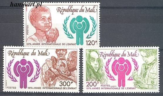 Znaczek Mali 1979 Mi 693-695 Czyste **