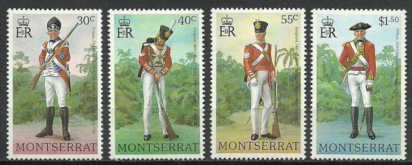 Znaczek Montserrat 1978 Mi 393-396 Czyste **