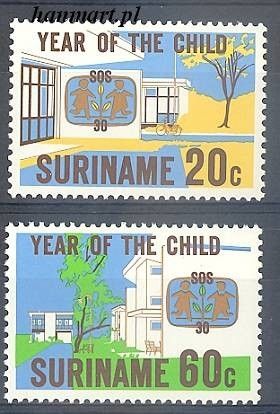 Znaczek Surinam 1979 Mi 880-881 Czyste **