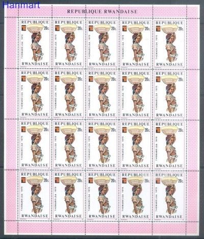 Znaczek Rwanda 1975 Mi ark 766-773 Czyste **