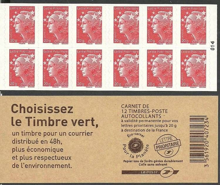 Znaczek Francja 2011 Mi mh 5185 Czyste **