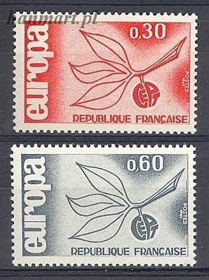 Znaczek Francja 1965 Mi 1521-1522 Czyste **