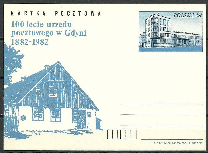 Znaczek Polska 1982 Fi Cp 815 Całostka pocztowa