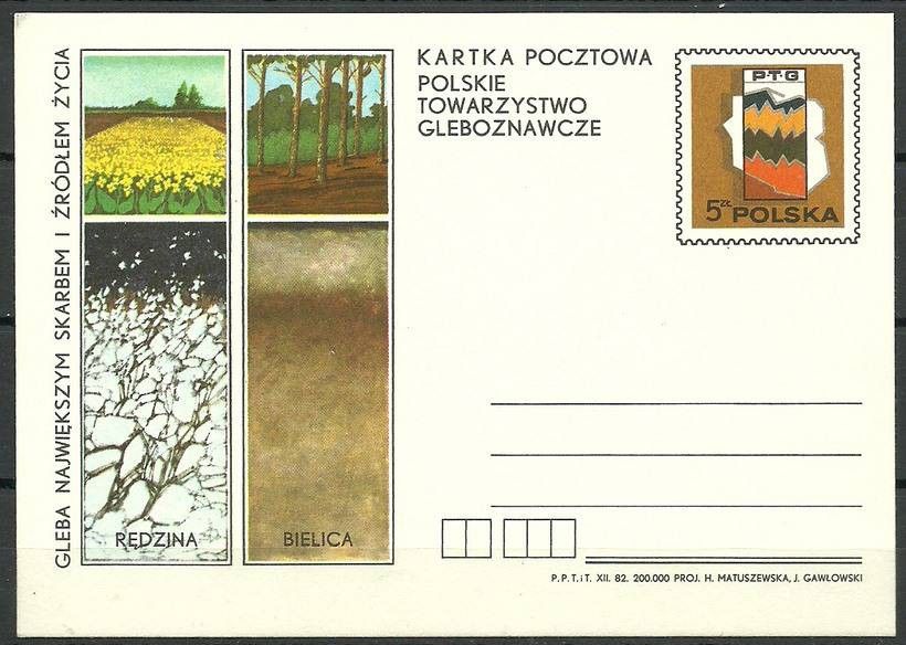 Znaczek Polska 1982 Fi Cp 820 Całostka pocztowa