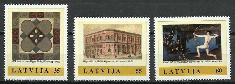 Znaczek Łotwa 2011 Mi 811-813 Czyste **