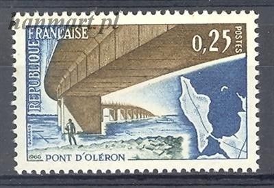 Znaczek Francja 1966 Mi 1551 Czyste **