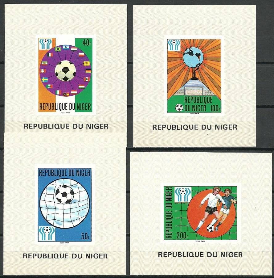 Znaczek Niger 1978 Mi lx 619-622B Czyste **
