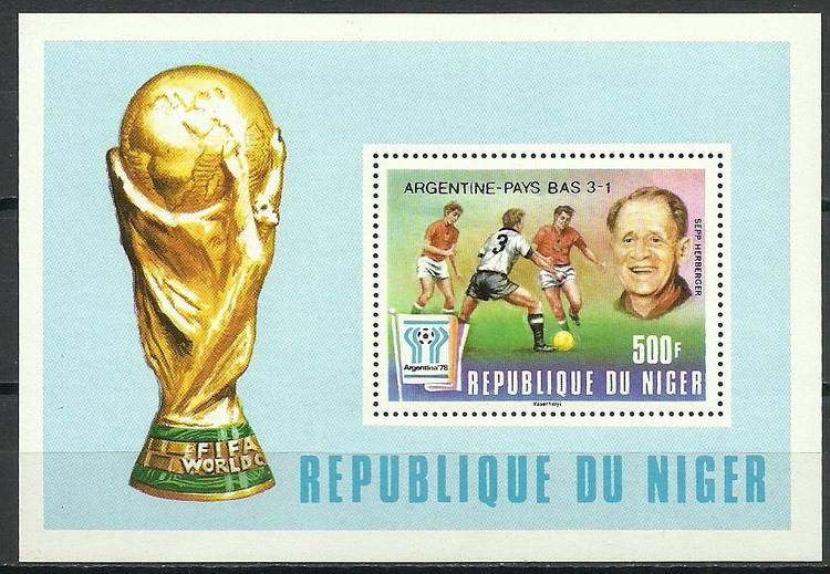 Znaczek Niger 1978 Mi bl 21 Czyste **