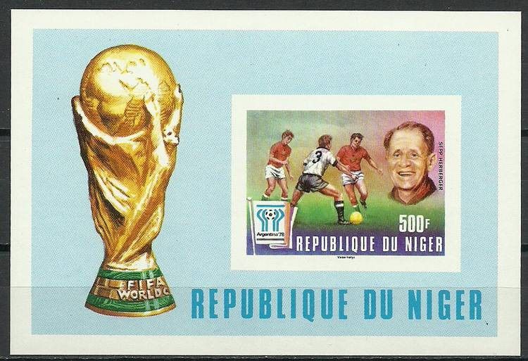 Znaczek Niger 1977 Mi bl 18B Czyste **
