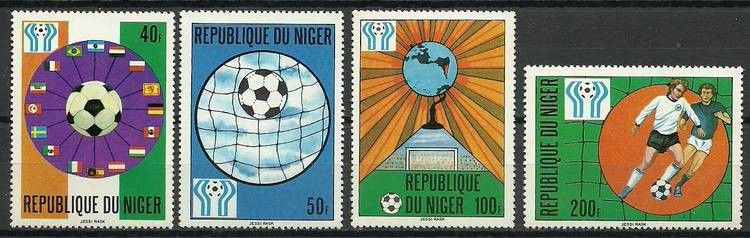 Znaczek Niger 1978 Mi 619-622 Czyste **
