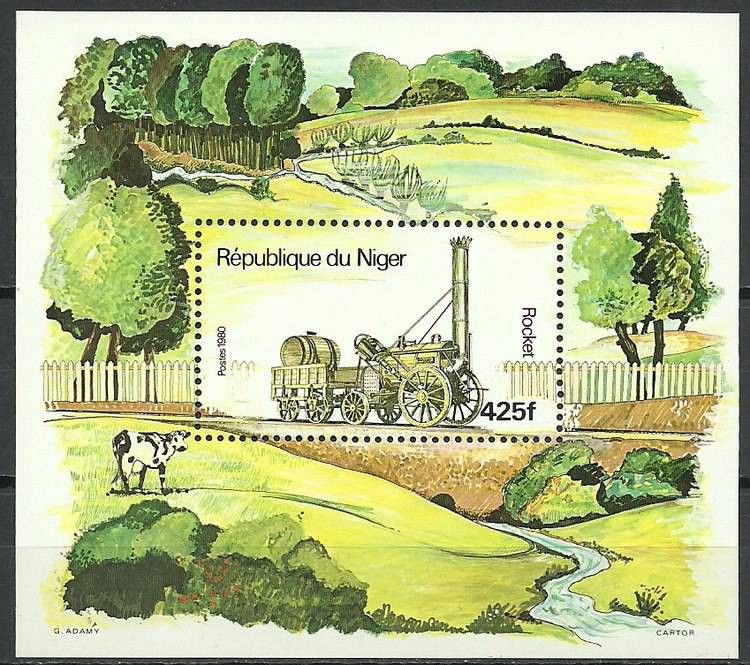 Znaczek Niger 1980 Mi bl 29 Czyste **