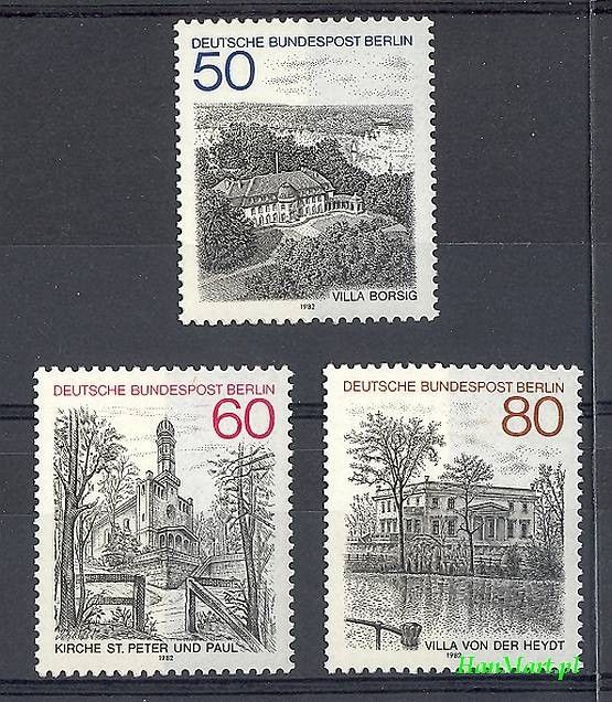 Znaczek Berlin Niemcy 1982 Mi 685-687 Czyste **