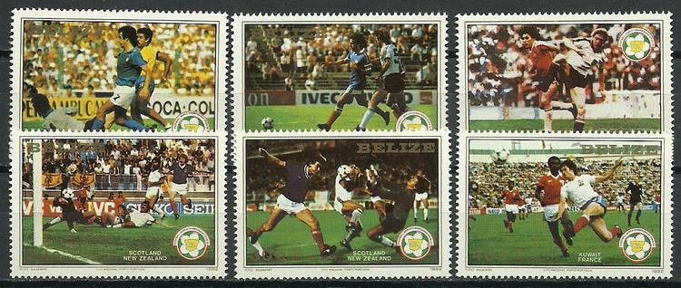 Znaczek Belize 1982 Mi 688-693 Czyste **