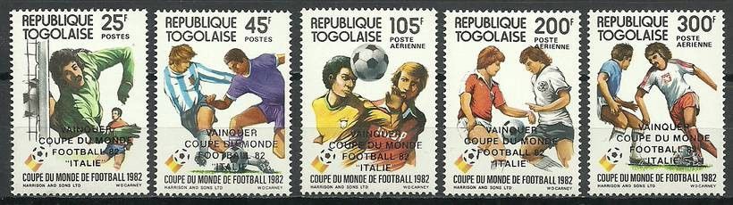 Znaczek Togo 1983 Mi 1635-1639 Czyste **