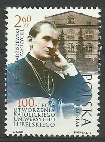 Znaczek Polska 2018 Mi 5021 Fi 4871 Czyste **