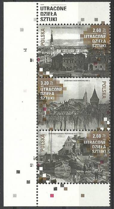 Znaczek Polska 2018 Mi 5027-5029 Fi 4877-4879 Czyste **