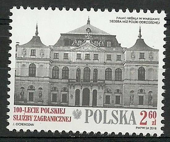 Znaczek Polska 2018 Mi 5033 Fi 4883 Czyste **