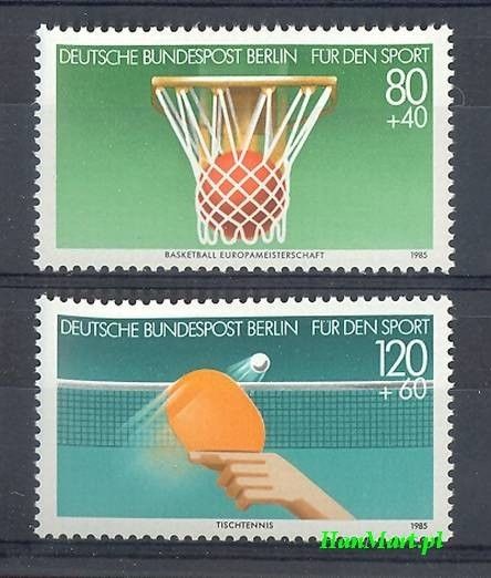 Znaczek Berlin Niemcy 1985 Mi 732-733 Czyste **