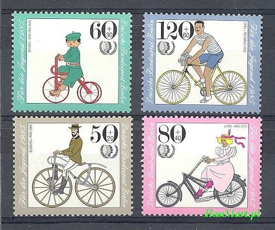 Znaczek Berlin Niemcy 1985 Mi 735-738 Czyste **