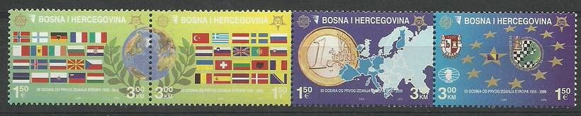 Znaczek Bośnia i Hercegowina 2005 Mi 419-422 Czyste **