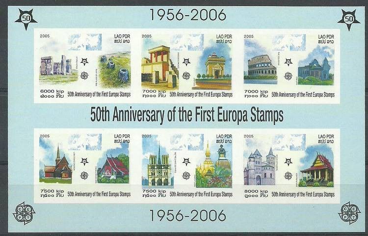 Znaczek Laos 2005 Mi bl 194B Czyste **