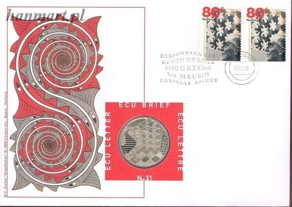 Znaczek Holandia 1998 Mi 31 FDC