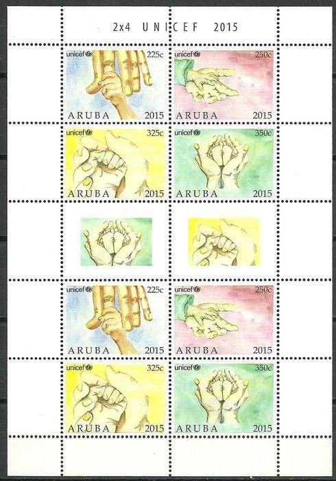 Znaczek Aruba 2015 Mi ark 864-867 Czyste **