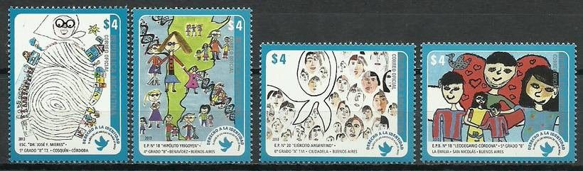 Znaczek Argentyna 2013 Mi 3512-3515 Czyste **