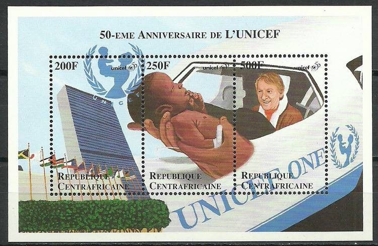Znaczek Republika Środkowoafrykańska 1997 Mi ark 1836-1838 Czyste **