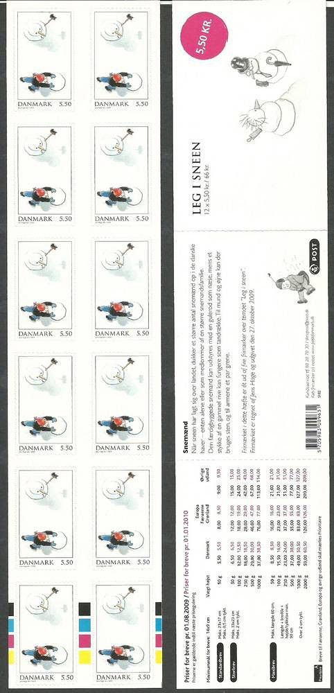 Znaczek Dania 2009 Mi mh 1548 Czyste **