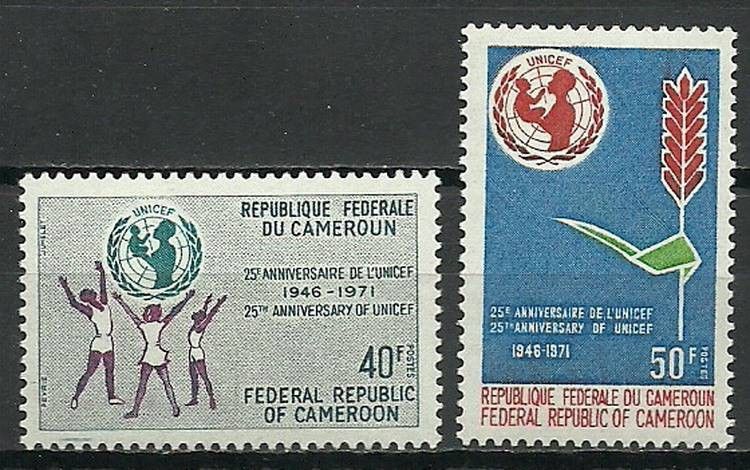 Znaczek Kamerun 1971 Mi 673-674 Czyste **