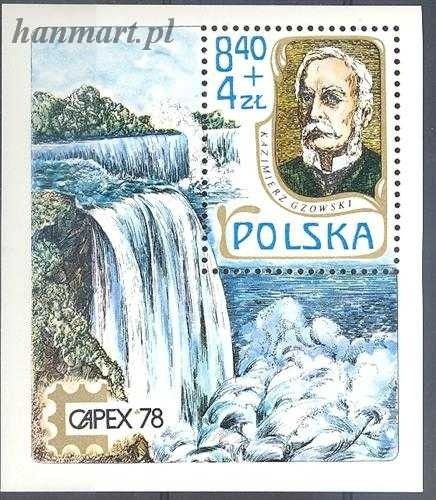 Znaczek Polska 1978 Mi bl 69 Fi bl 102 Czyste **