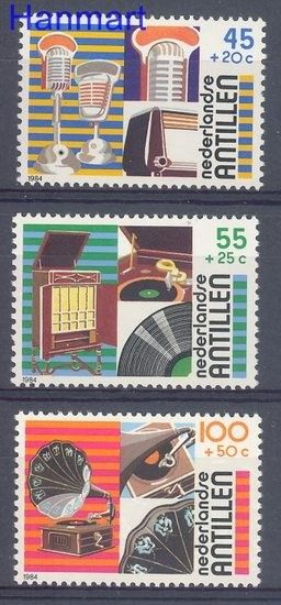 Znaczek Antyle Holenderskie 1984 Mi 524-526 Czyste **