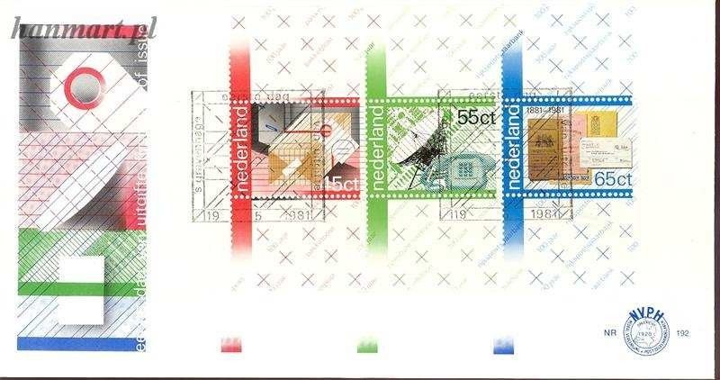Znaczek Holandia 1981 Mi bl 22 FDC
