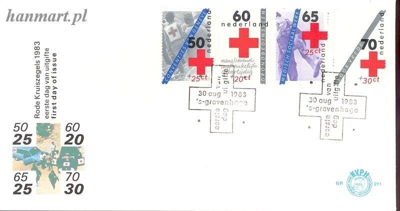 Znaczek Holandia 1983 Mi 1236-1239 FDC