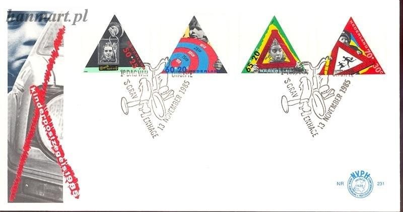 Znaczek Holandia 1985 Mi 1281-1284 FDC