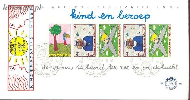 Znaczek Holandia 1987 Mi bl 30 FDC