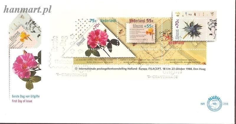 Znaczek Holandia 1988 Mi bl 31 FDC