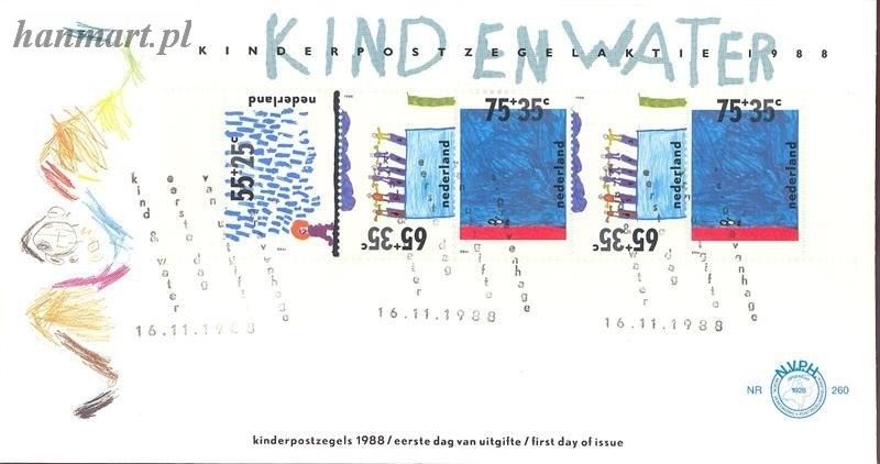 Znaczek Holandia 1988 Mi bl 32 FDC