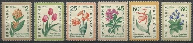 Znaczek Bułgaria 1960 Mi 1164-1169 Czyste **