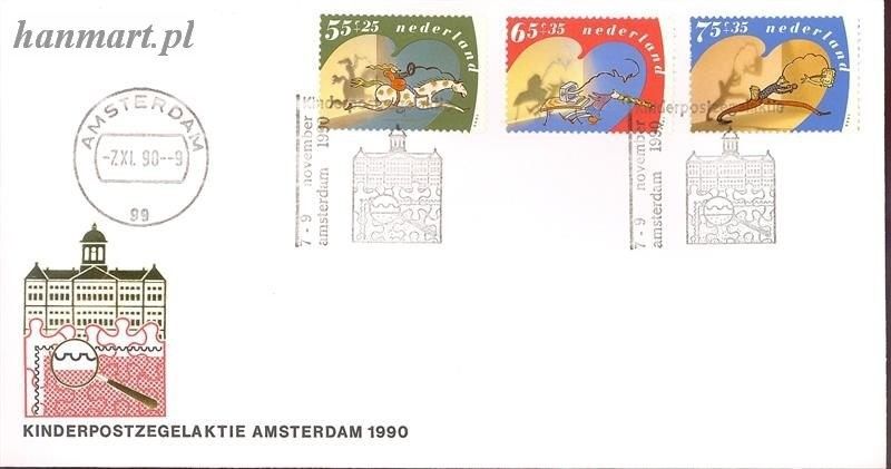 Znaczek Holandia 1990 Mi 1392-1394 FDC
