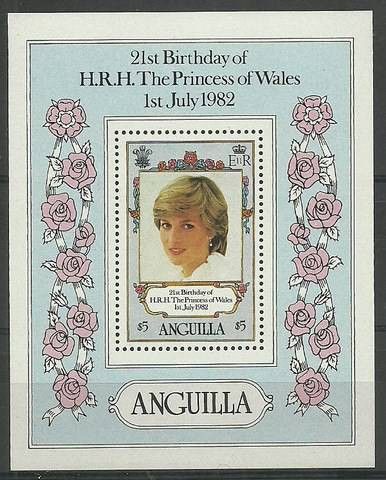 Znaczek Anguilla 1982 Mi bl 43 Czyste **