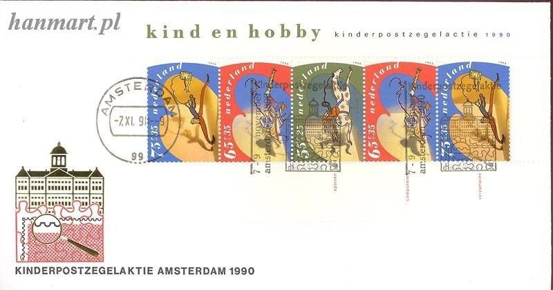 Znaczek Holandia 1990 Mi bl 34 FDC