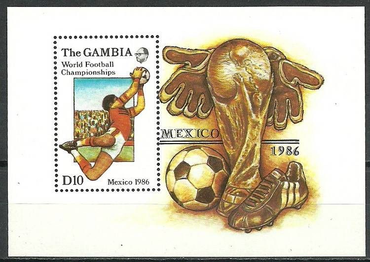 Znaczek Gambia 1986 Mi bl 23 Czyste **