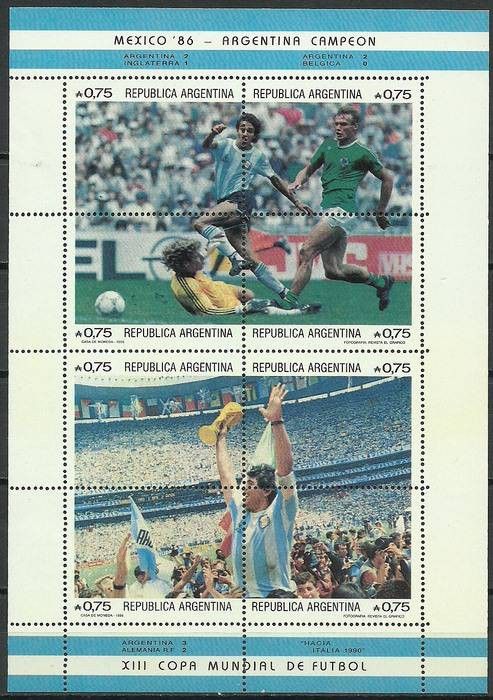 Znaczek Argentyna 1986 Mi ark 1833-1840 Czyste **