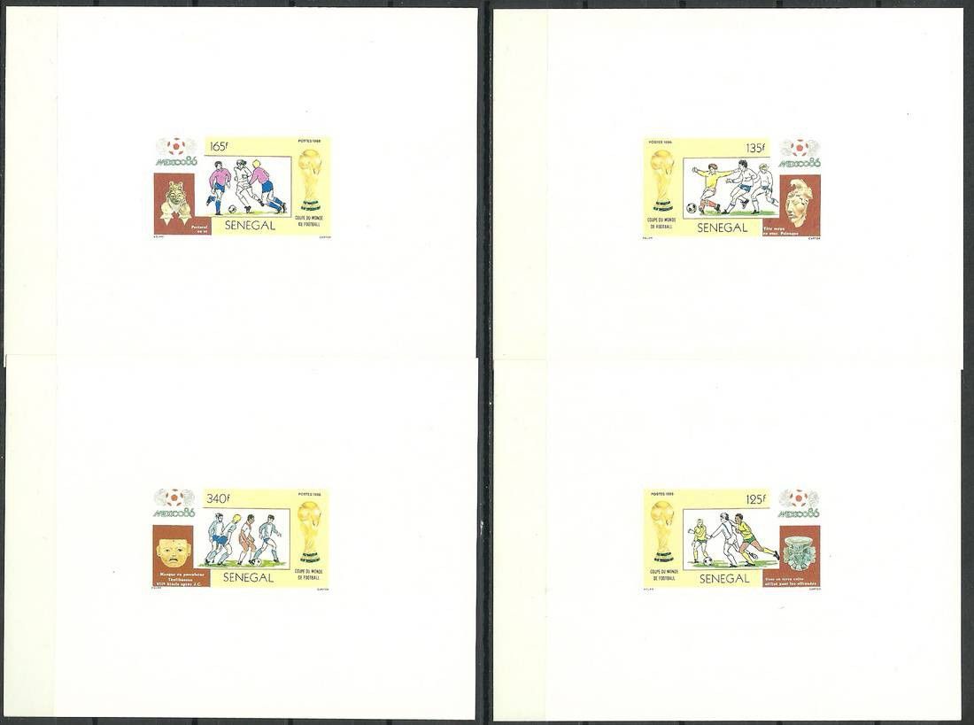 Znaczek Senegal 1986 Mi lx 881-884B Czyste **