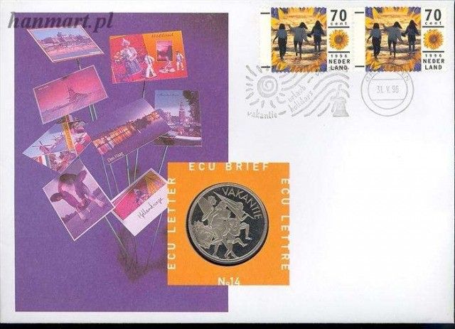 Znaczek Holandia 1996 Mi 14 FDC