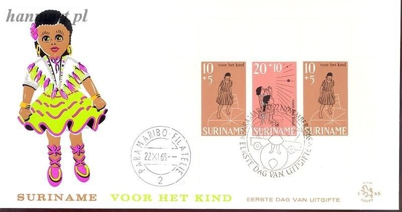 Znaczek Surinam 1968 FDC