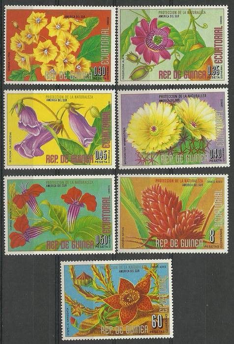 Znaczek Gwinea Równikowa 1976 Mi 911-917 Czyste **